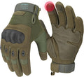 KEMIMOTO Tactical Gloves for Men, Touchscreen Motorcycle Gloves with Hard Shell & Palm Padding for Sports Motorcycle Cycling Tactical Airsoft Paintball Hunting Hiking Camping Climbing