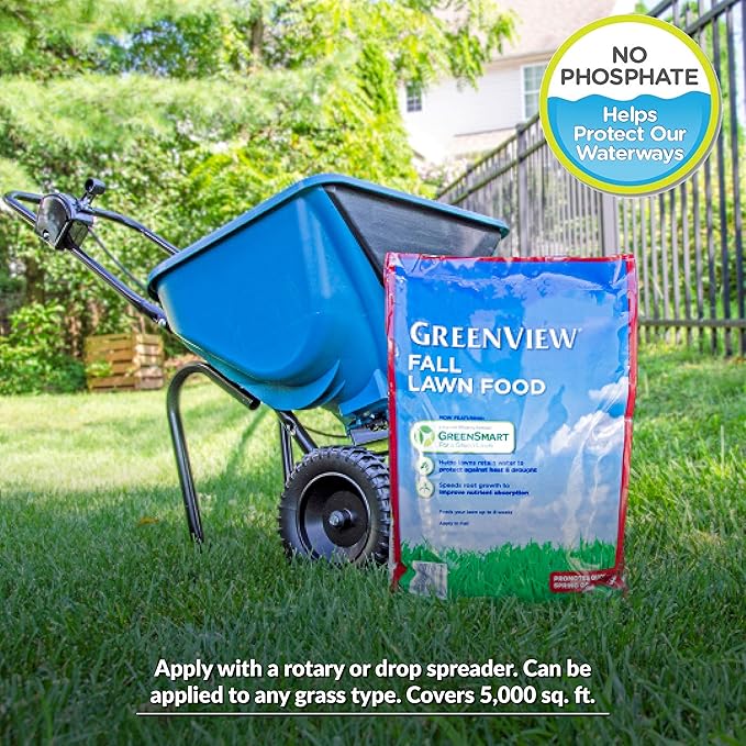 GreenView Fall Lawn Food - 16 lb. Bag - Covers 5,000 sq. ft.