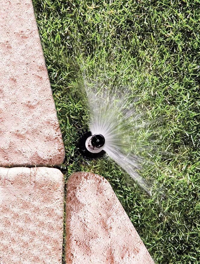 Rain Bird 1802AP4PRS Pressure Regulating (PRS) Professional Pop-Up Sprinkler, Adjustable 0-360° Pattern, 3' - 4' Spray Distance, 2" Pop-up Height
