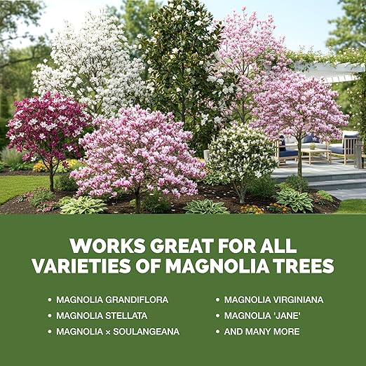 Magnolia Tree Fertilizer – Liquid Plant Food for More Blooms, Rich Green Leaves & Stronger Root Development, 32 oz