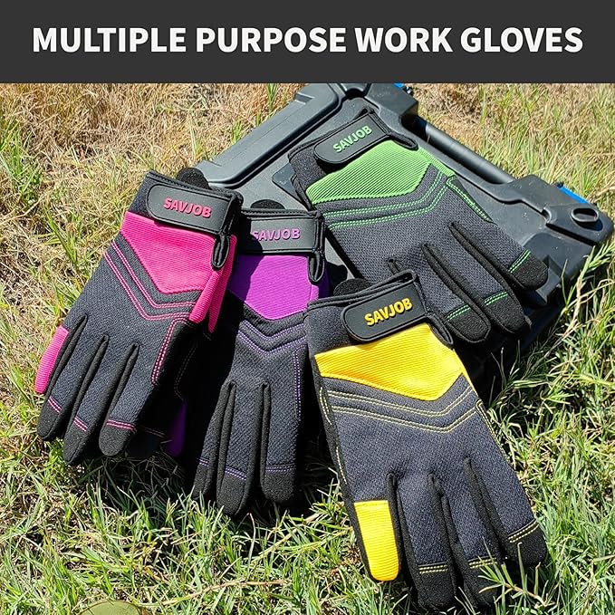 Safety Work Gloves for Men&Women,Utility Working Gloves,Mechanic Gloves,Yard Work Gloves,Performance Fit,Touchscreen
