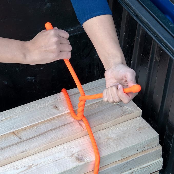 Nite Ize Gear Mega Twist Tie - 64-Inch - Reusable Gear & Zip Ties - Electric Cord Organizers - Cords - Bright Orange