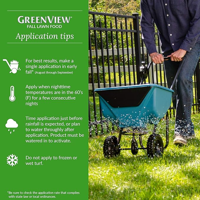 GreenView Fall Lawn Food - 48 lb. Bag - Covers 15,000 sq. ft.
