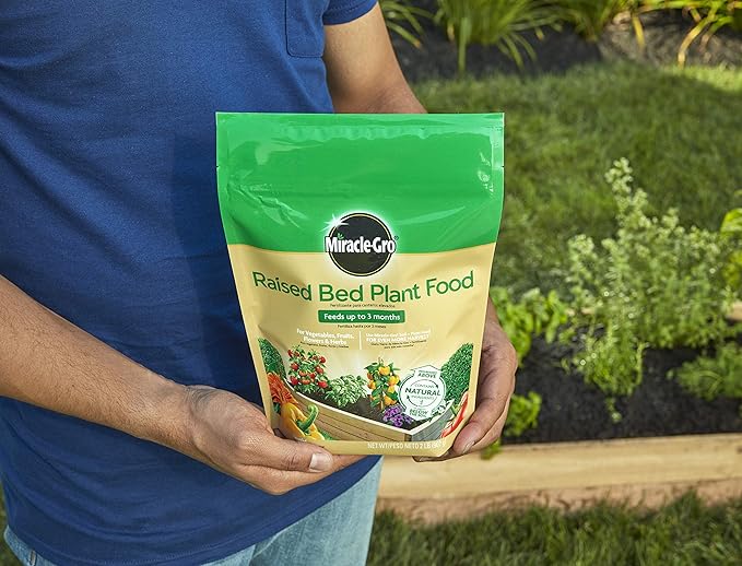 Miracle-Gro Raised Bed Plant Food, 2-Pound (Pack of 4)
