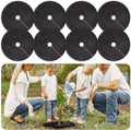 20.5" Non-Woven Tree Mulch Ring 8 Pack, Weed Barrier Mat,Degradable Tree Mulch Used to inhibit Weed Growth and Landscape Weed Control Plant Root Protection