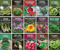 Tower Garden Seeds 15 Variety Collection - Heirloom Compact Vegetables & Herbs for Small Space, Patio, & Container Growing - Dwarf Garden Seed Variety Pack for Planting - Survival Garden Seeds