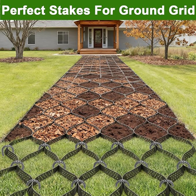 AAGUT Rebar Stakes 12 Inch 32 Pack, J Hook Premium Black Coated Ground Garden Anchors Heavy Duty, Superior Rust Resistance Chain Link Fence Stakes for Camping Tent, Inflatables, Lawn Decor
