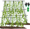 48 x 48 Inch Garden Cucumber Trellis Vegetable Arch Trellis Green Bean Pea Grape Tomato Squash Trellises for Raised Bed Climbing Plants Outdoor