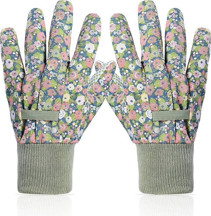 Women's Gardening Gloves Weeding and Thorn Resistant Work Gloves for Digging Planting Pruning Raking-Grown