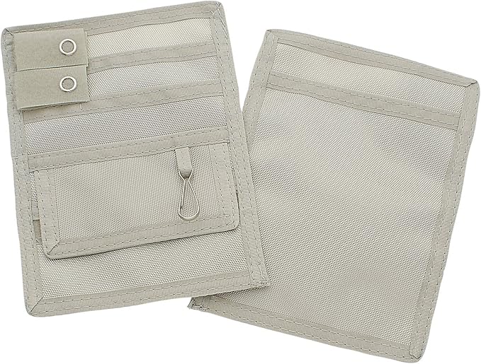 ASA TECHMED 4 Pockets Nurse Organizer Pouch for Accessories Medical Bag Tool Case, Easy-Clean Nylon