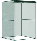 Outsunny 4' x 4' x 6' Crop Cage, Plant Protection Tent with Zippered Doors for Vegetable Garden, Backyard, Dark Green