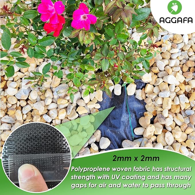 (4ft x 50ft 100% Virgin Material. Premium Heavy Duty Weed Barrier Fabric for Landscaping, Farming, Gardening and Agriculture. Durable Woven Landscape Fabric