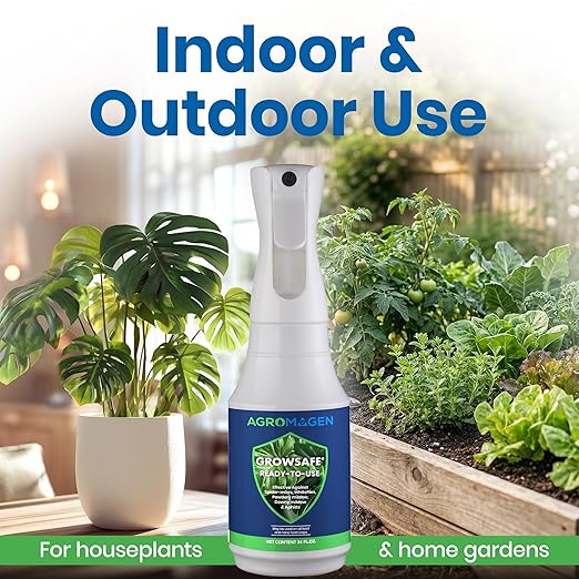 GrowSafe Bio-Pesticide, Organic and Natural Miticide, Fungicide and Insecticide (Ready-to-Use 24 fl.oz)