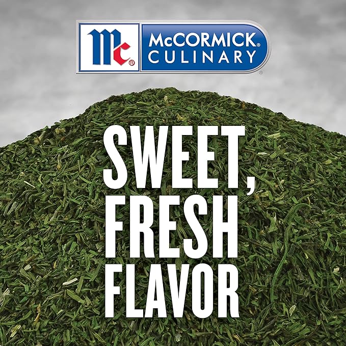 McCormick Culinary Dill Weed, 5 oz - One 5 Ounce Container of Dried Dill Weed Seasoning For Back of House Use, Best in Stuffings, Dips, Soups, Seafood and More