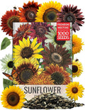 Seed Needs Sunflower Seeds for Planting The Original Crazy Blend | 1 Ounce 15+ Heirloom Varieties Open Pollinated & Untreated | Resealable Bulk Package Multicolored Blooms Flower Seeds