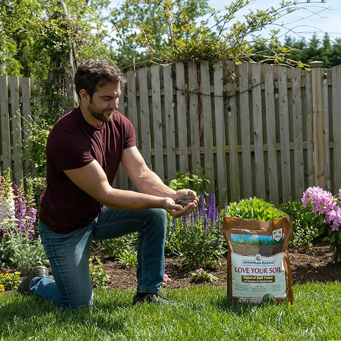Jonathan Green (12190) Love Your Soil, Soil Food for Lawns in Hard Soils - Soil Amendment for Grass & Vegetable Gardens (5,000 Sq. Ft.)