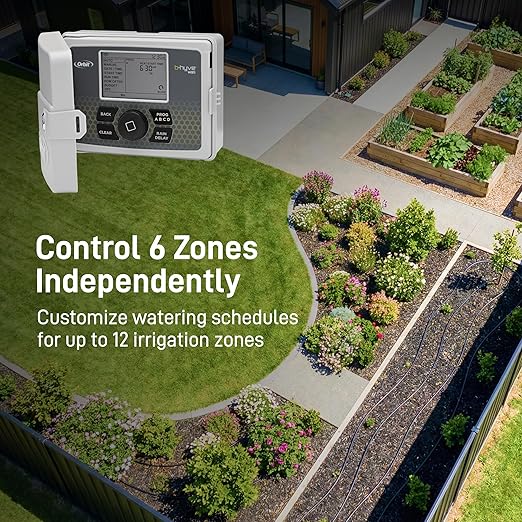 Orbit 57946 B-hyve 6-Zone Smart Indoor/Outdoor Sprinkler Controller