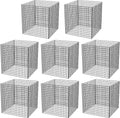 (8 Packs) Wire Plant Protector, 14.8" L x 14.8" W x 15.7" H Plant Protectors from Animals, Large Garden Plant Cage, Protect Plants, Shrubs and Vegetables from Rabbits, Heavy-Duty