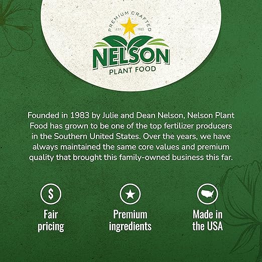 Nelson Plant Food For All Flowering Vines Bougainvillea Trumpet Wisteria Honeysuckles Indoor Outdoor Granular Fertilizer NutriStar 17-7-10 (4 lb)