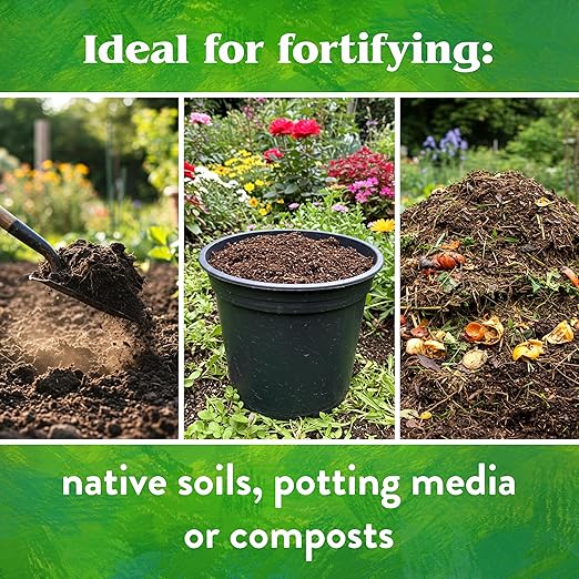 Down To Earth All Natural Fertilizers Organic Azomite Powder Trace Minerals - Essential Minerals for Improving Plant Growth 0-0-0.2, 1 lb