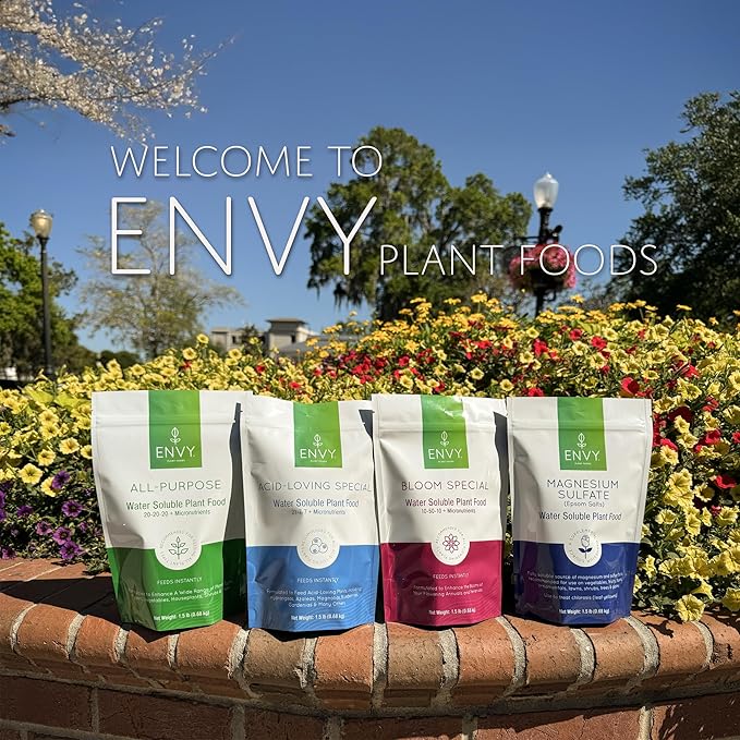 ENVY CalMag+ Fe (4-0-0) Professional Grade Calcium, Magnesium and Iron Liquid Plant Food | Superior Calcium Source (No Calcium Chloride) (4X Gallon)