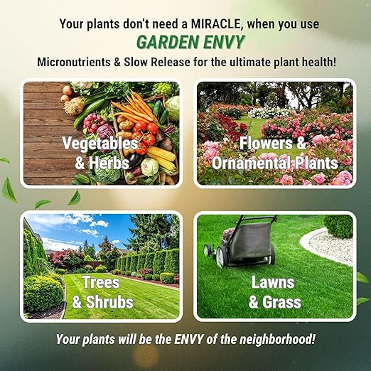 13-13-13 Slow Release All-Purpose Professional Fertilizer with Micronutrients for Lawns, Flowers, Trees, Shrubs & Vegetable Gardens, 7 lbs