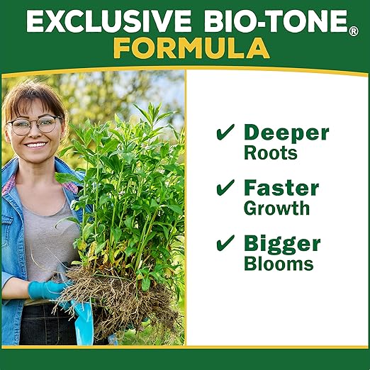 Espoma Organic Plant-Tone 5-3-3 Natural & Organic All Purpose Plant Food; 4 lb. Bag; The Original Organic Fertilizer for All Flowers, Vegetables, Trees, and Shrubs. Pack of 3