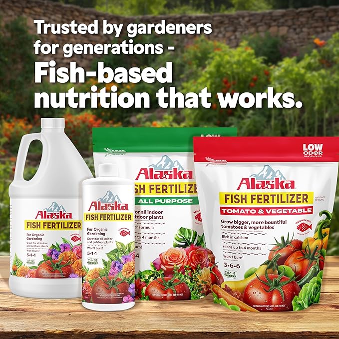 Alaska Fish Fertilizer OMRI Listed 5-1-1, 115 oz