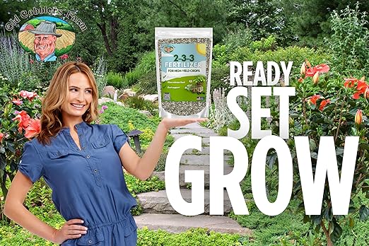Old Cobblers Farm™ Wicked Organics 2-3-3 Fertilizer – Slow-Release Plant Fertilizer for Vegetables, Lawns, Flowers & Trees. Supports Strong Roots & Growth. (5 lbs | 10 lbs | 15 lbs | 20 lbs) (10 lbs)