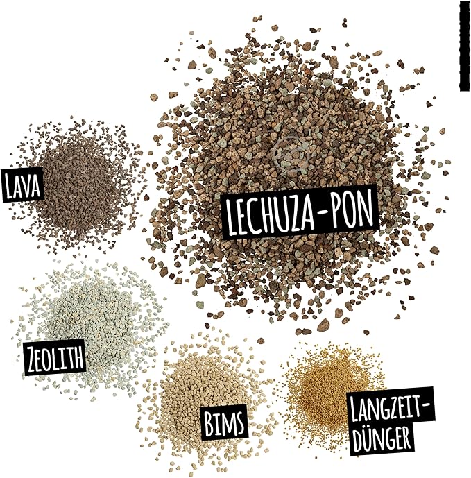 LECHUZA PON Peat-Free Houseplant Potting Mix for Indoor Plants, Cacti and Succulents Soil Potting Compost 3L