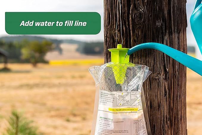 RESCUE! Big Bag Fly Trap – Disposable, Outdoor Use - 6 Traps