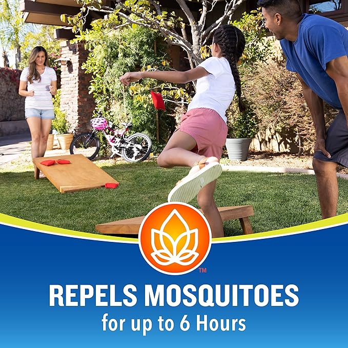 Cutter Lemon Eucalyptus Insect Repellent 4 Ounces, DEET-Free Pump Spray, 6 Pack