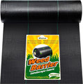 Garden Weed Barrier Landscape Fabric 4FT x 300FT, Premium Weed Control Garden Cloth, Durable Woven Geotextile Fabric, Mulch Breathable Ground Cover Landscaping Weed Blocker