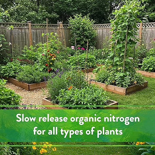 Down To Earth All Natural Fertilizers Organic Feather Meal - Slow Release Nitrogen Plant Food for Green Growth 12-0-0, 40 lb