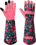 Gardening Gloves for Women Long Sleeve Garden Gloves Ladies Light Protective Gloves for Yard & Outdoor Work