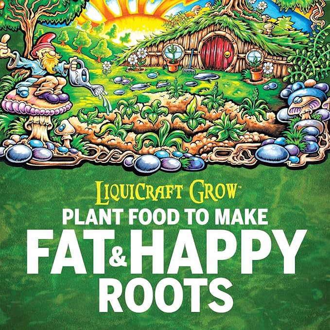 Mother Earth Products LiquiCraft Grow 4-3-3 and Mother Earth LiquiCraft Bloom 2-4-4 Liquid Fertilizer Bundle, 1 Quart Each,White