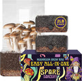 2 LB 2-Pack All-in-One Grow Bag: Up to 32oz of Mushrooms! Nutrient-Enhanced, Injection Port, Just Add Your Own Spores & Grow Like Magic (2 x 2 LB Bags)