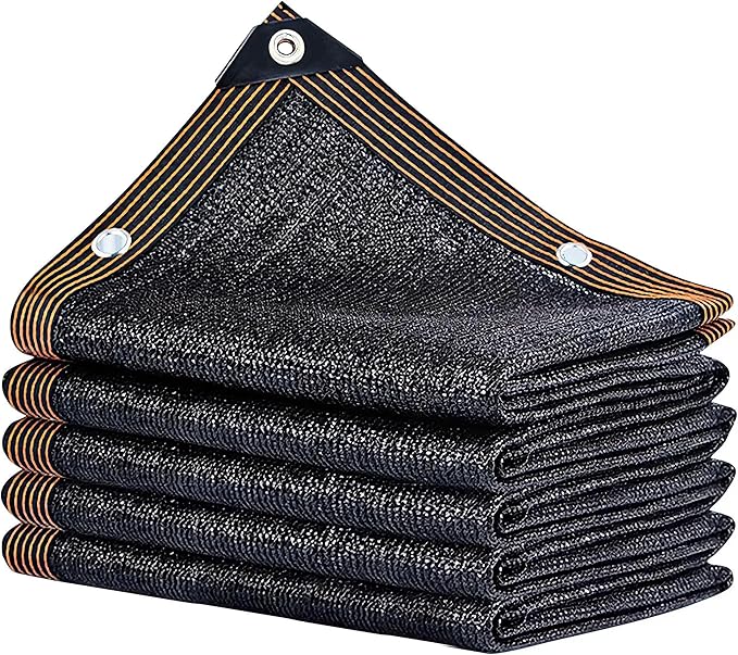 winemana 90% Shade Cloth, Dog Kennel Shade Cover, 6.6 x 16 FT Sturdy Durable Sunblock Shade Mesh Tarp with Grommets for Patio Plants Greenhouse Chicken Coop Porch