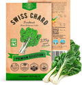 Organo Republic Swiss Chard Fordhook Seeds Pack 3.75 g - Over 200 Non-GMO Heirloom Swiss Chard Seeds for Planting Greens in Individual Seed Packet, Greens Seeds for Planting Indoor & Outdoor Garden