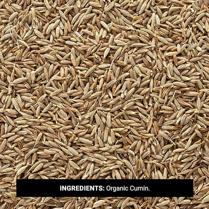 Frontier Co-op Organic Whole Cumin Seed, 1-Pound Bulk, Rich, Warm, Complex Earthy Spice Flavor, Certified Organic, Kosher
