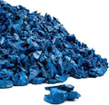 Playsafer Rubber Mulch Nuggets Protective Flooring for Playgrounds, Swing-Sets, Play Areas, and Landscaping (1,000 LBS - 39 CU. FT., Blue)