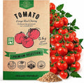 Tomato Large Cherry Seeds Pack 0.8 G - Over 300 of Non-GMO Heirloom Tomato Seeds for Planting Vegetables in Individual Seed Packet, Vegetable Seeds for Planting Home Garden Indoor & Outdoor Gardening