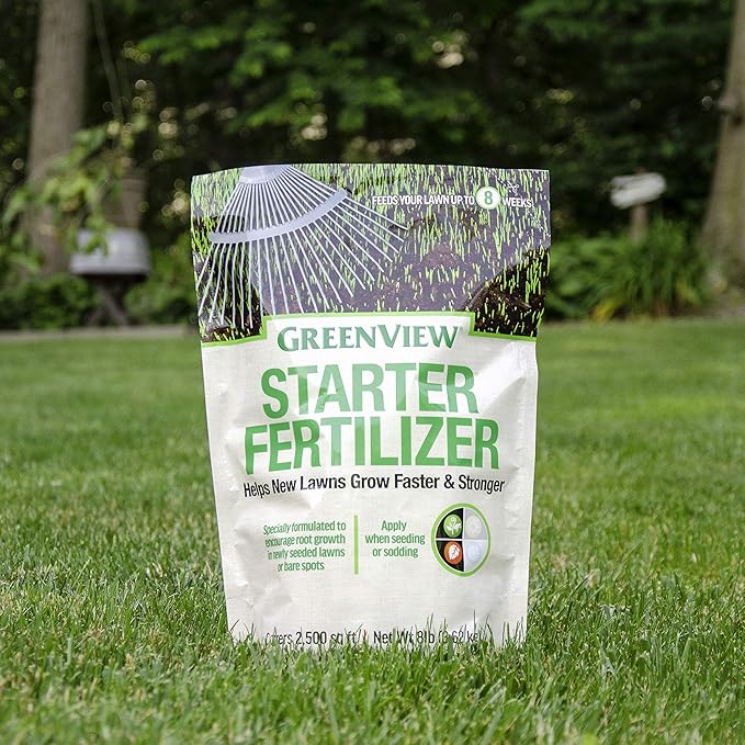 Greenview Spring or Fall Lawn Starter Fertilizer - 8 lb. Bag - Covers 2,500 sq. ft.